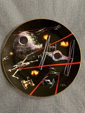 Hamilton Collection - Star Wars - Space Battle Around Death Star